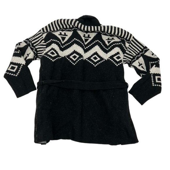 Rachel Roy | Women's Cardigan Sweater | Black & White | Size Large - Picture 2 of 2